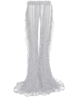 Sarah Regensburger Goddess Flared Pant - Grey