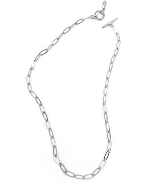 Biko Jewellery Fine Chainlink Collar - Metallic