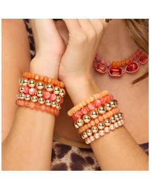 MacRae & Co Spring Bracelet Set - Orange
