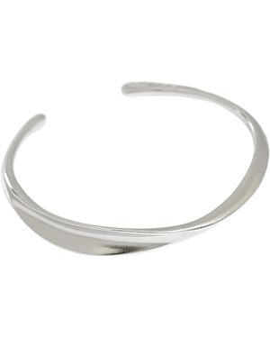 Janus Edinburgh Sannox Smooth Slim Bangle - Metallic