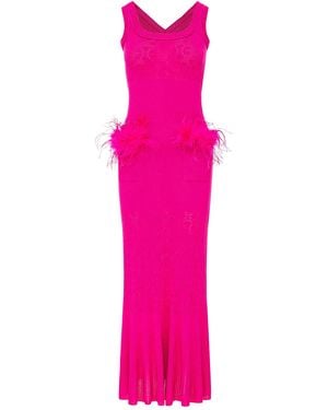 Andreeva Camellia Knit Dress - Pink