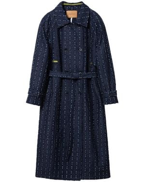 Jakke Milla Trench Coat - Blue