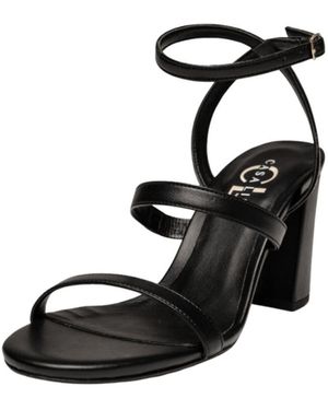 Casa Lily Lina Block Heel Sandal - Black