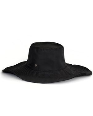 Victoria Slavinskaia Wide-Brim Hat - Black