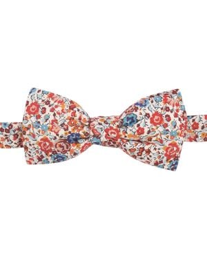 LE COLONEL Brick Emma Liberty Bow Tie - Red