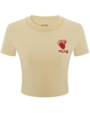 Pcfg Neutrals Comfort Fit Tee - Natural