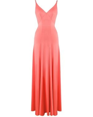 Lily Phellera Peaches Maxi Dress - Red