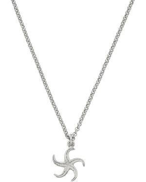 Zoe & Morgan Starfish Necklace - Metallic