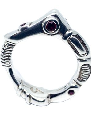 Tg-Jewellery by Tamara Gervasio Organic Matter Ring Ruby - Blue