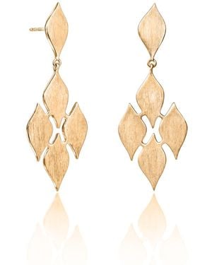 Lustre & Love Thalia Quatro Drop Earrings - Metallic