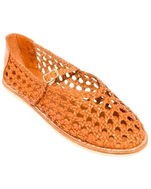 Locklear Thomas Neutrals Hand Crafted Dolly Flat - Orange