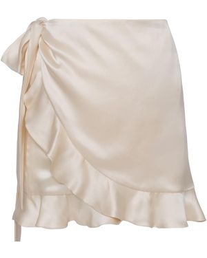 Anse Victorin Lisa Silk Skirt - Natural