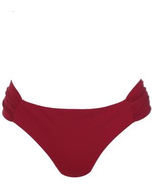 Lula-Ru Ruched Bottoms - Red