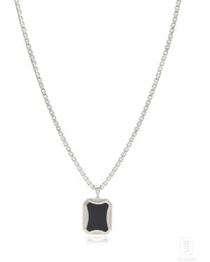 The Jewelz Blaze Onyx Pendant Father's Day Gift - Metallic