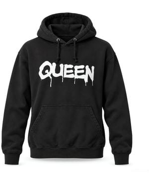 James Steward Graffiti Queen Hoodie - Black