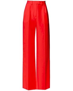 Angelika Jozefczyk High-Waisted Wide-Leg Pants Sanremo - Red