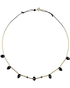 Corina Mardari Jewelry Spinel Filled Chocker Necklace - Metallic