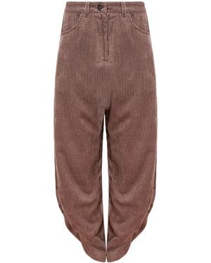 Mandragora Loose Cut Corduroy Pants Barro Cappuccino - Brown