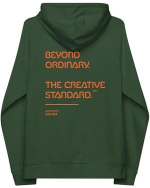 Anchor and Crew Bottle Beyond Ordinary Creative Standard Organic Cotton Hoodie - Green