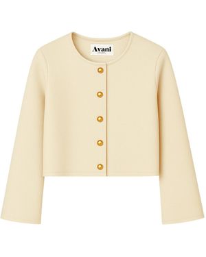 AVANI Apparel Neutrals Henné Cardigan Off - Natural