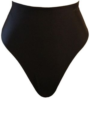 Terra Dea Acapulco Reversible High Waisted Bikini Briefs Black & White