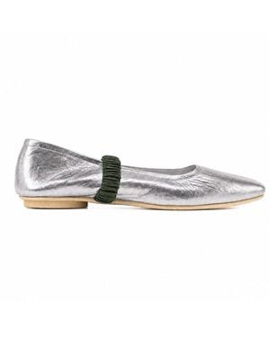 Athenara by Marcela Hernandez Cleo Square Toe - Grey