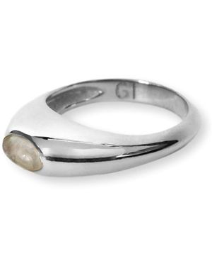 Gem Island Neutrals Romé Ring - White