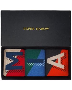 Peper Harow - Made in England Alphabet Gift Box – Mia - Black
