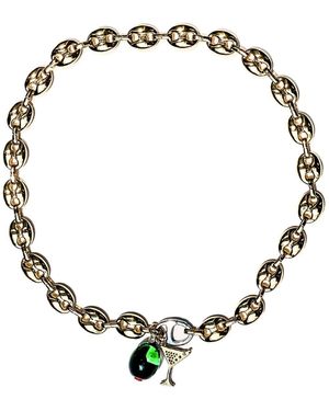Babaloo Dirty Martini Charm Necklace - Metallic