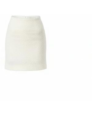 Underflirty Anemone Wool Skirt - White