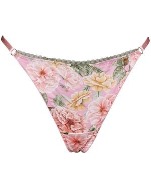 Noblesse Oblige Liberty Rose Hill Thong - Pink