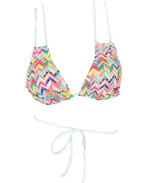 Brasini Swimwear Bruna Convertible Bikini Top - Blue