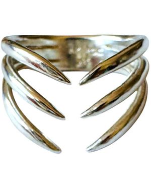 Aki Roc Jewelry The Hug Ring Trio -Sterling - White