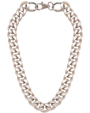 Sylvia Piechulla Chunky Aluminium Chain Necklace - Metallic