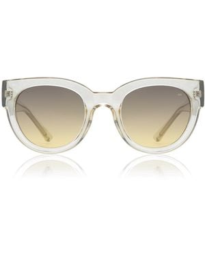 A.Kjærbede Lilly Sunglasses Ecru Transparent - White