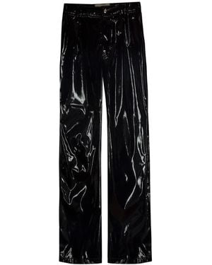 Paloma Lira Plastic Trousers - Black