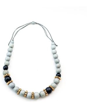 LIKHÂ Pompa Statement Necklace - Metallic
