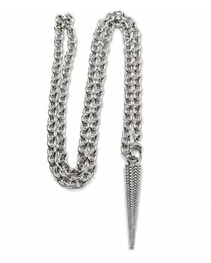 Jagged Halo Jewelry Artemis Adjustable Spike Pendant Necklace - Metallic