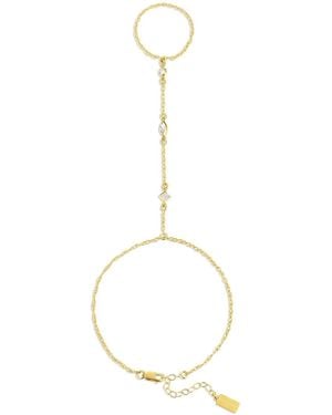 SET & STONES Tavi Hand Chain - Metallic