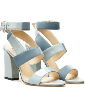 Rosamund Muir London Stefana Luna Heel Sandals - Blue