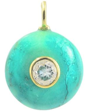 KAMARIA Gemstone Pendant With Topaz - Blue