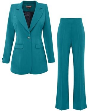 Tia Dorraine Magic Hour Classic Timeless Power Suit - Blue