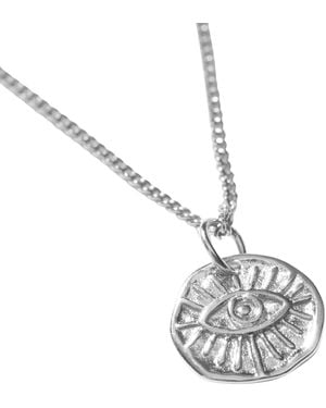 Muru Evil Eye Necklace - Metallic