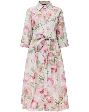 James Lakeland Bloom Cotton Midi Dress - White