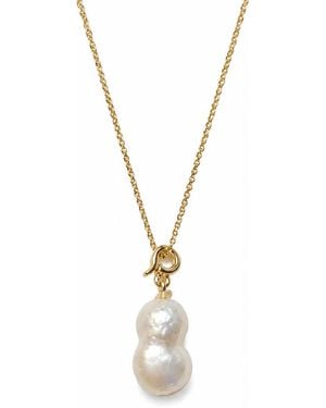 La Maison Gisel B. Rita Beaded Chain Necklace - Metallic
