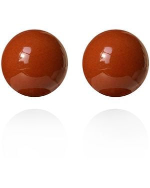 Saule Label Gaia Midi Earrings - Brown