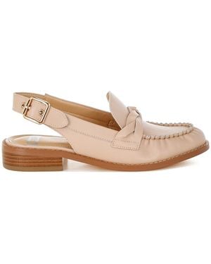 Rag & Co Neutrals Jemykin Genuine Leather Loafer Sandals - Natural