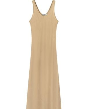 Rave on Trend Neutrals Slip Jumper Dress - Natural