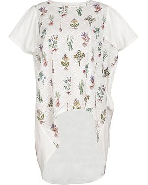 Em & Shi Healing Herbs Oversize T-Shirt - White