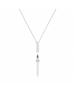 Ormiro Muse Pen Necklace - Metallic